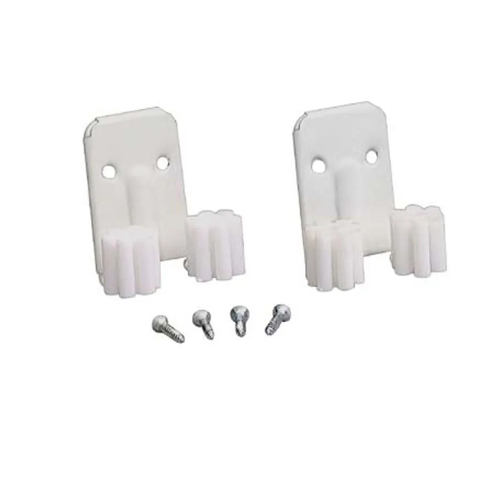 2 Pack Broom Clips Holder Mop Mount Hanging Wall Hook Grip Handle Home Organizer