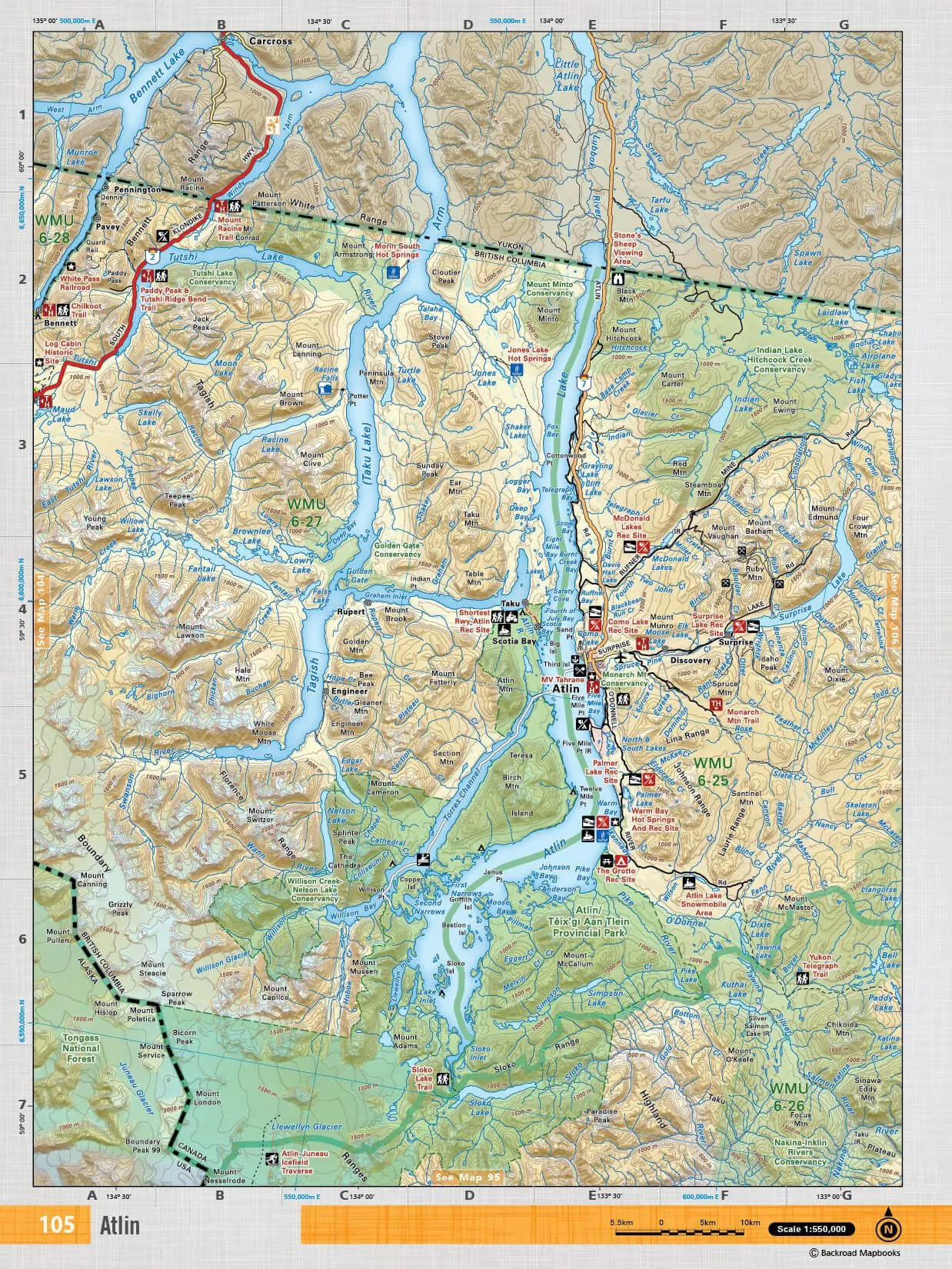 Backroad Mapbook Northern BC