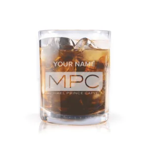 Billions Michael Prince Capital Laser Engraved Rocks Glass