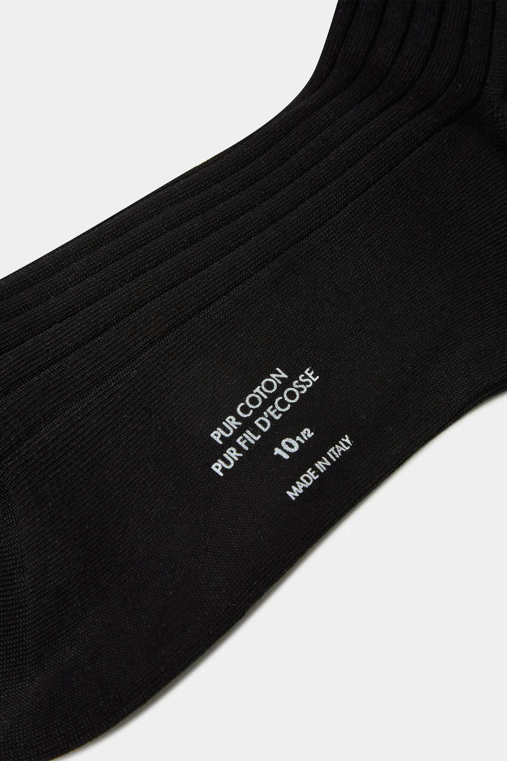 Black short socks - Made in Italy