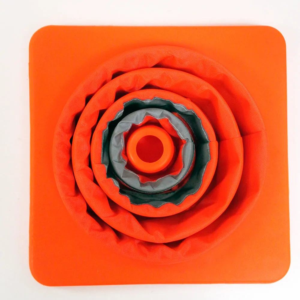 Collapsible 16.5" Reflective Pop Up Emergency Safety Traffic Cone Car  Drive