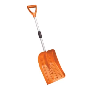 Collapsible Aluminum-Polyethylene Snow Shovel for Car Trunks - Lightweight, Telescopic Handle, Multi-Use