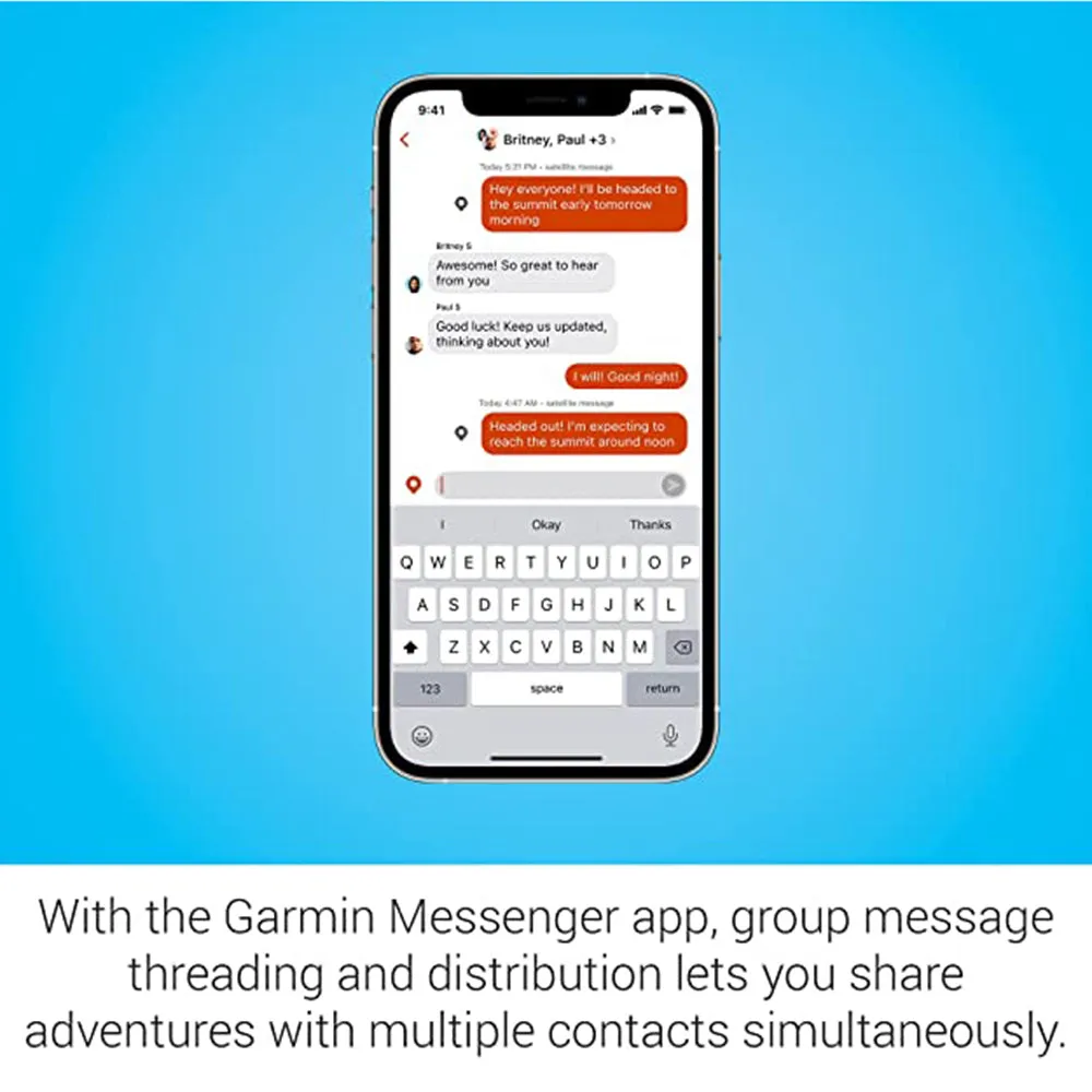 Garmin inReach Messenger Handheld Global Two-Way Messaging Satellite Communicator - 010-02672-00
