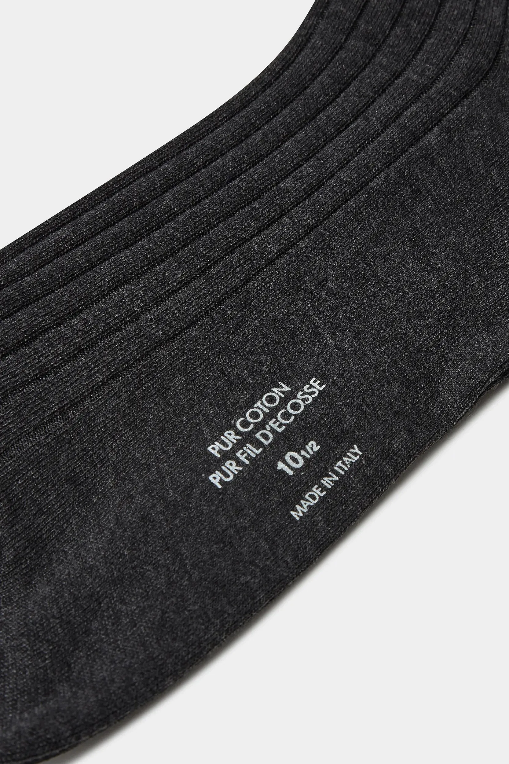 Grey short socks - Made in Italy