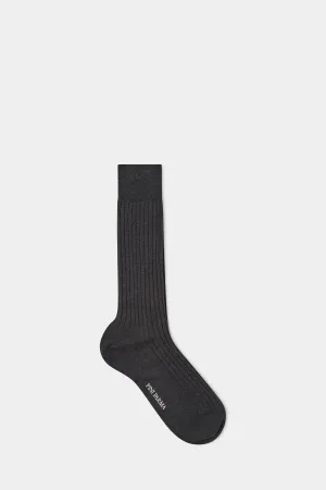 Grey short socks - Made in Italy