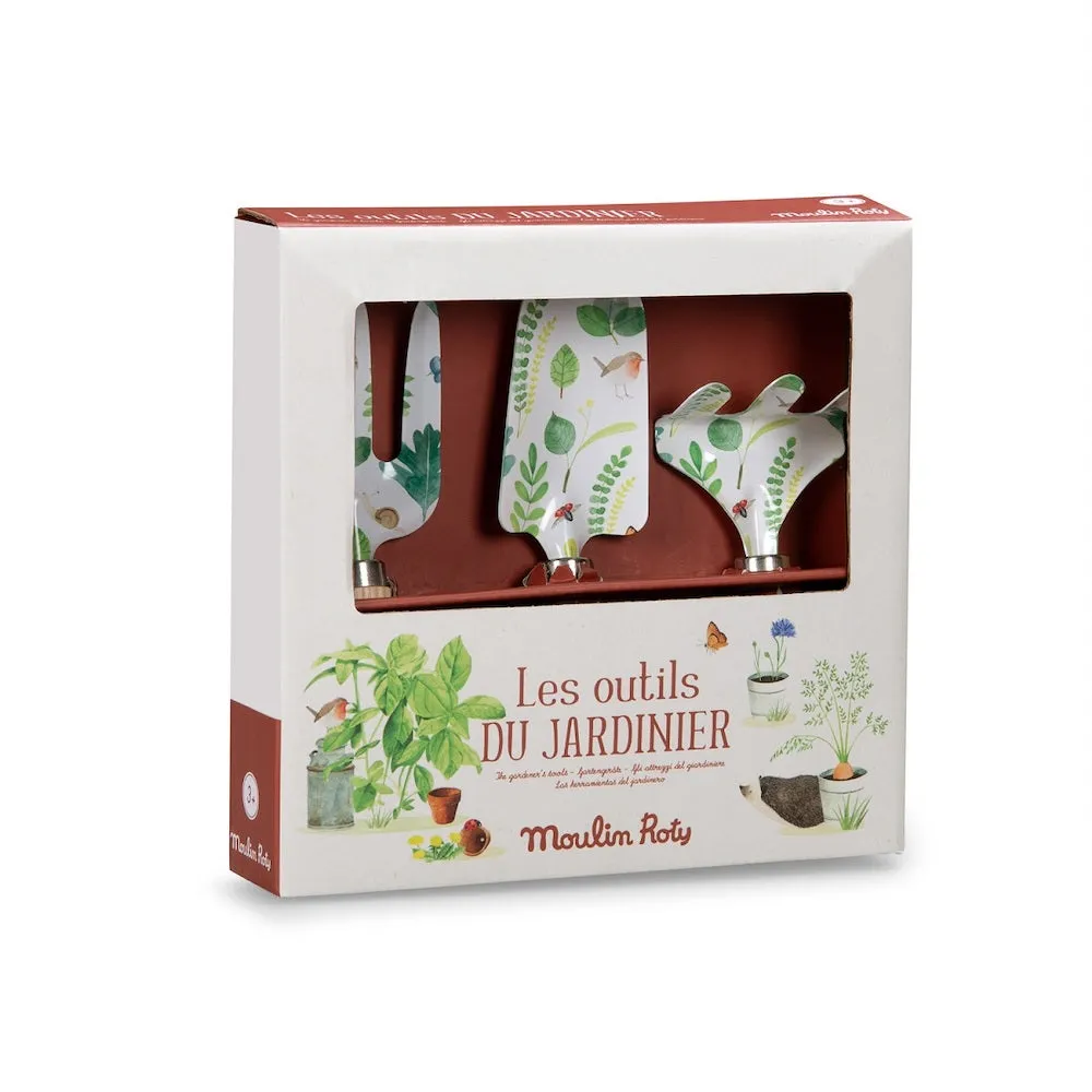 Moulin Roty Le Jardin - Set of Gardening Tools