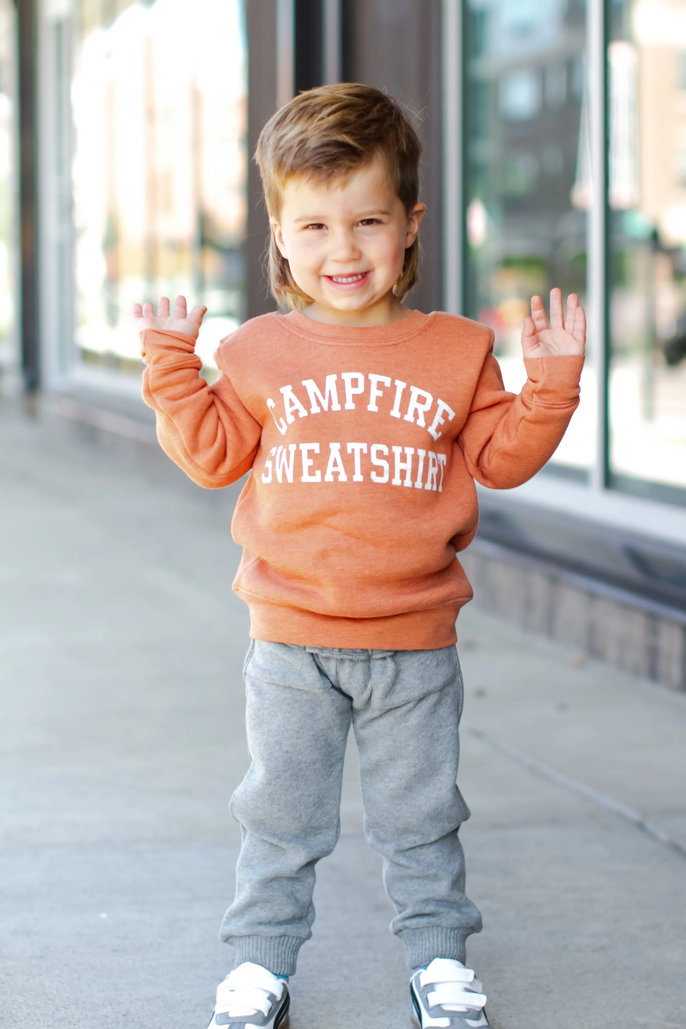 Oat Collective - Campfire Sweatshirt Pullover in Autumn (4T)