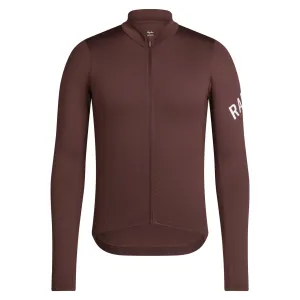 Rapha Pro Team Men's Longsleeve Midweight Jersey Walnut Brown/White
