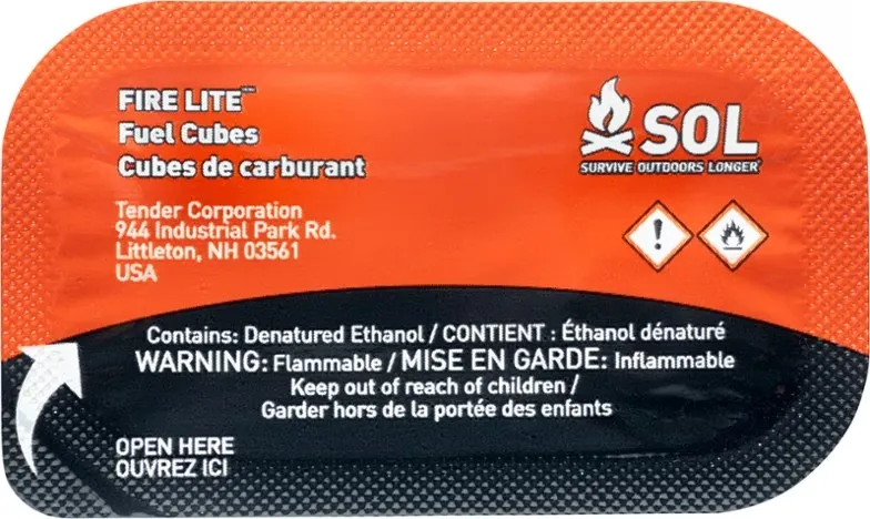 SOL Fire Lite Fuel Cubes/Box