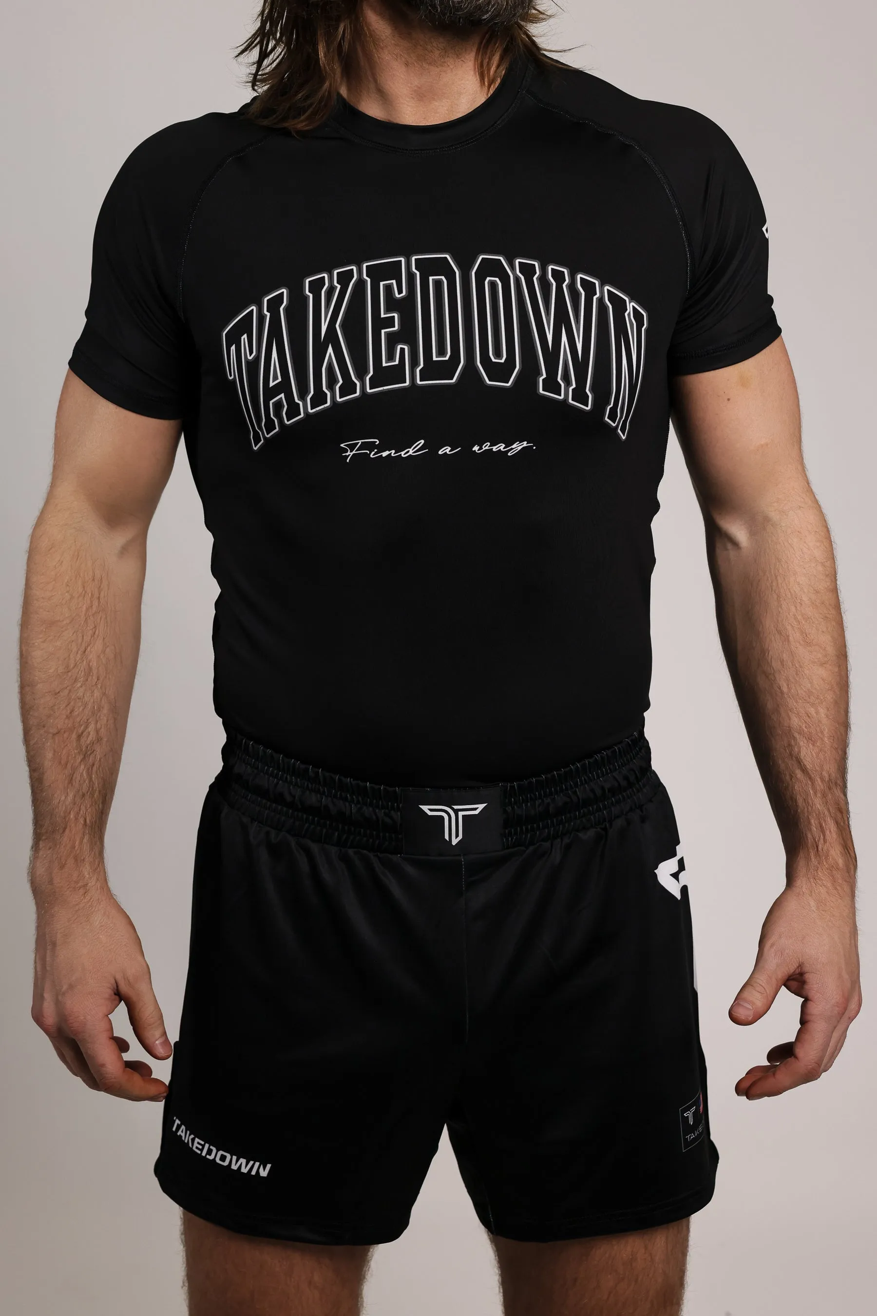 Takedown Arch Short-Sleeve Rashguard - Black