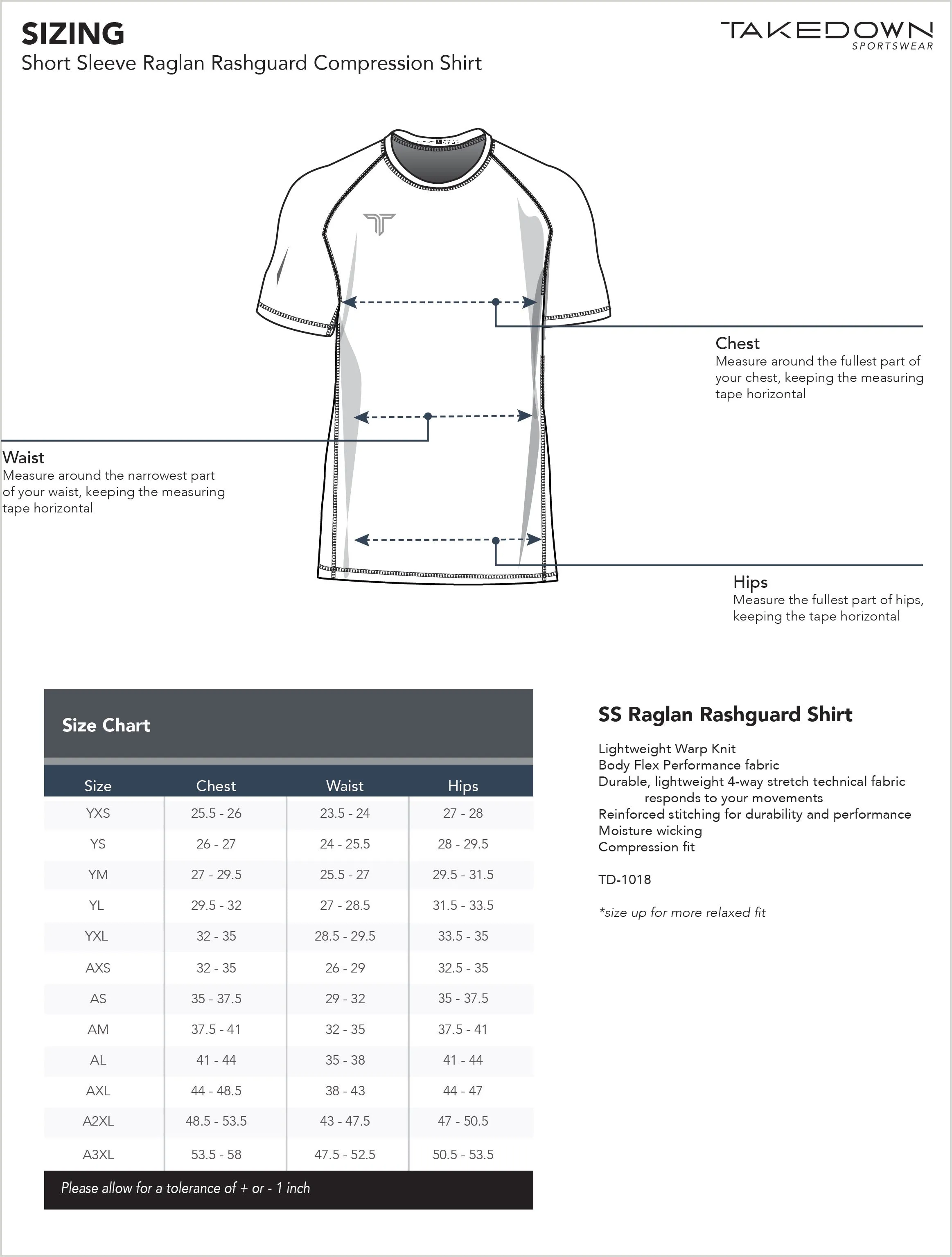Takedown Arch Short-Sleeve Rashguard - Black
