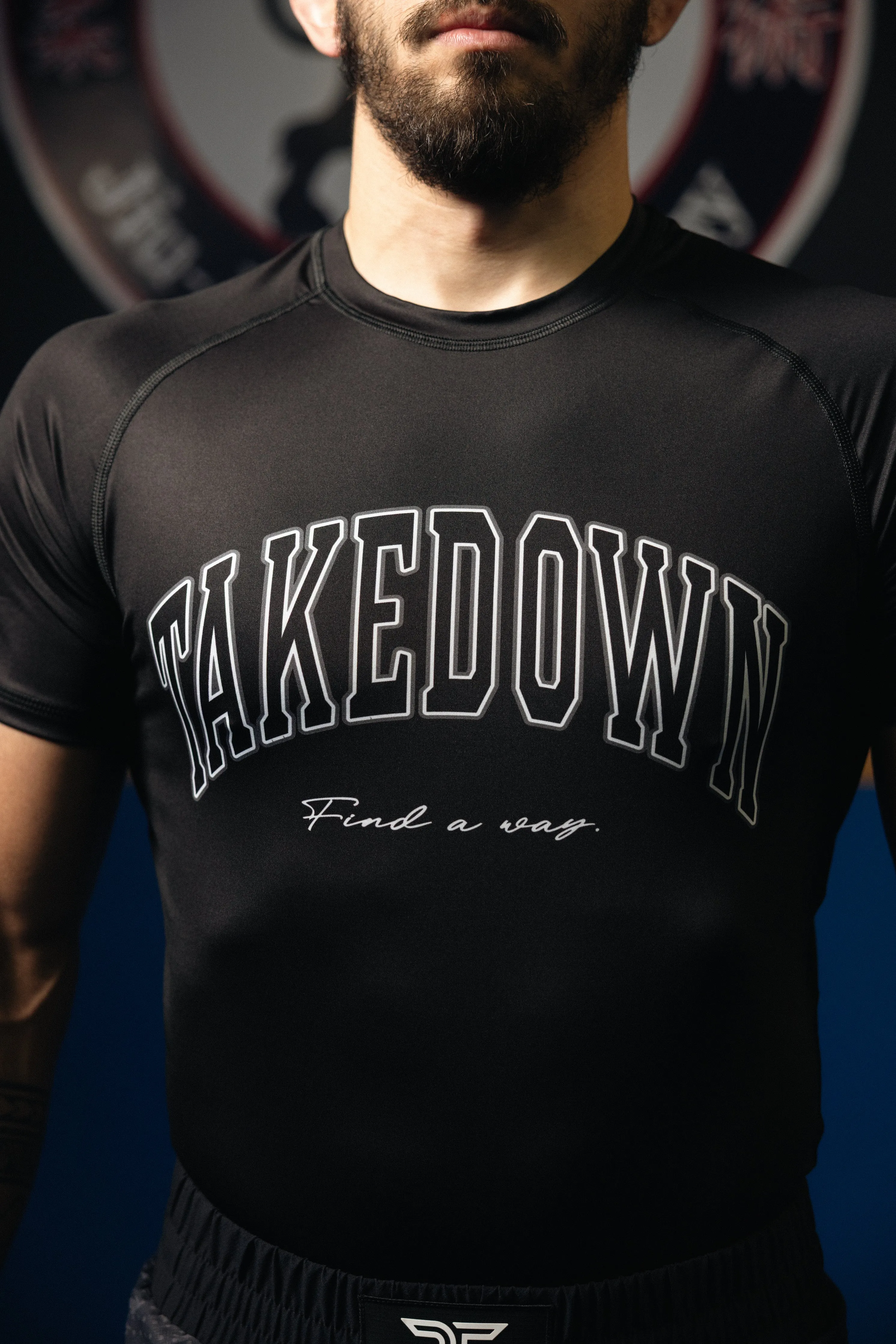 Takedown Arch Short-Sleeve Rashguard - Black