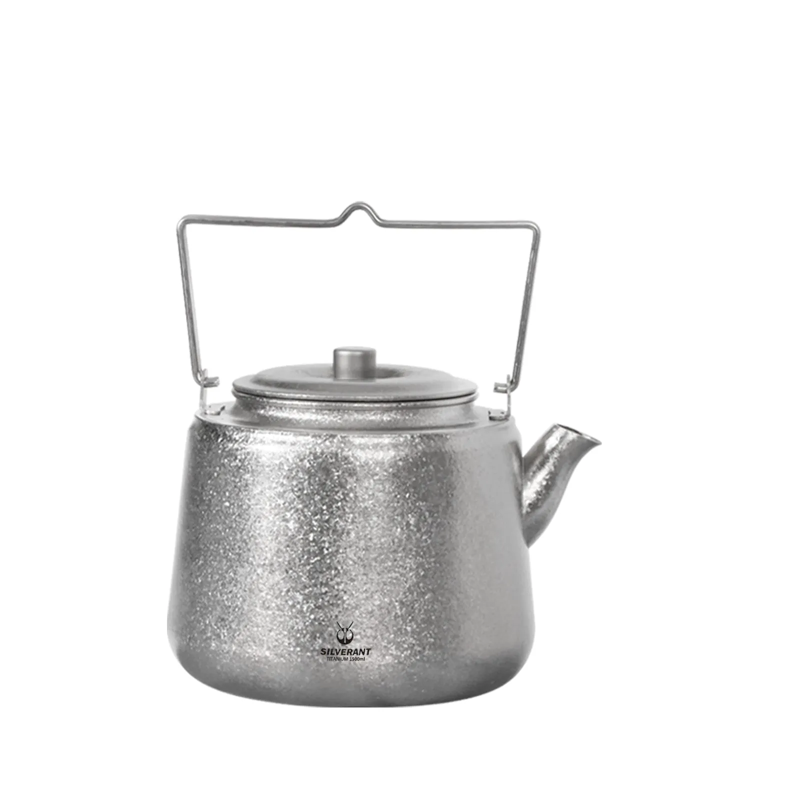 Titanium Bushcraft Kettle - Crystallized Finish