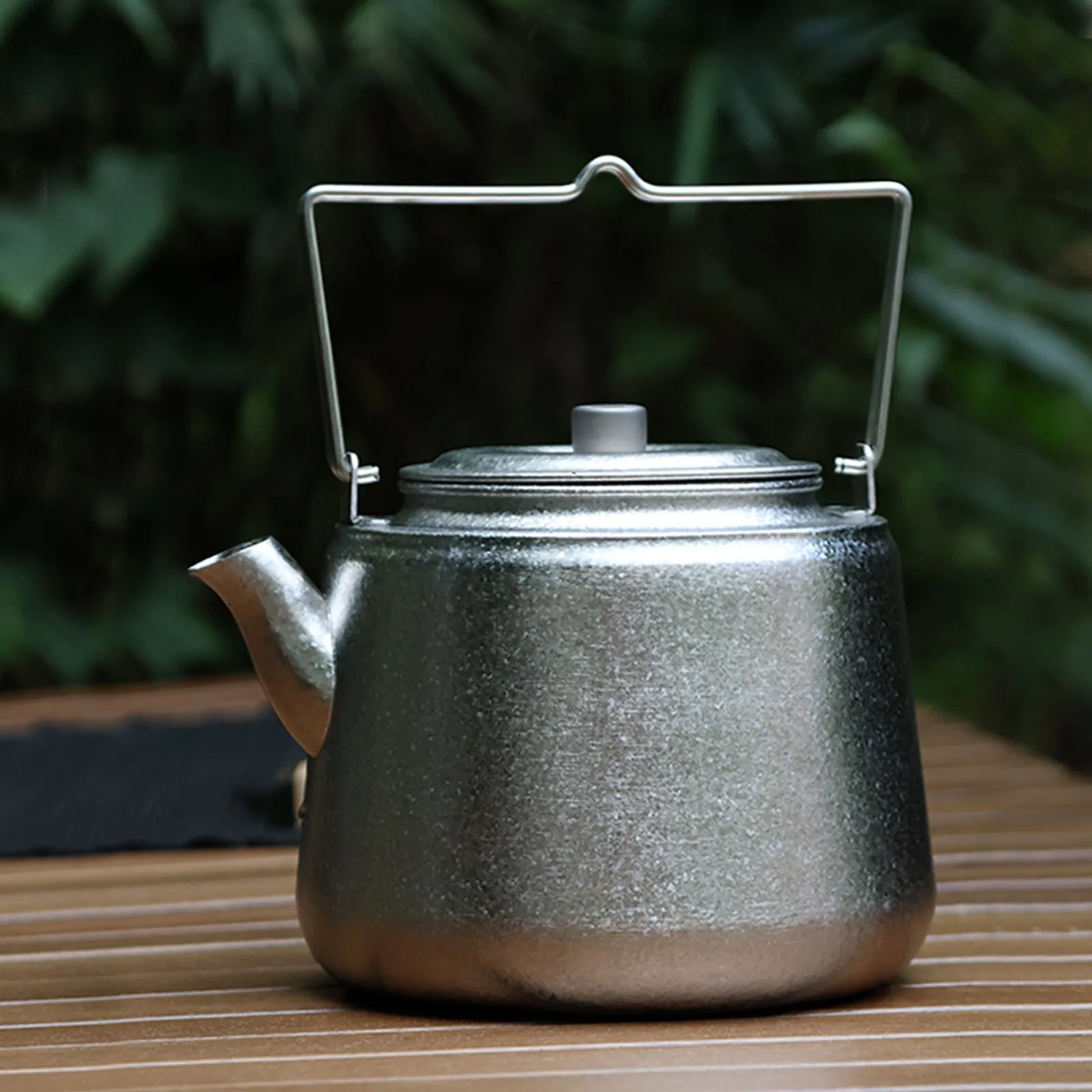 Titanium Bushcraft Kettle - Crystallized Finish