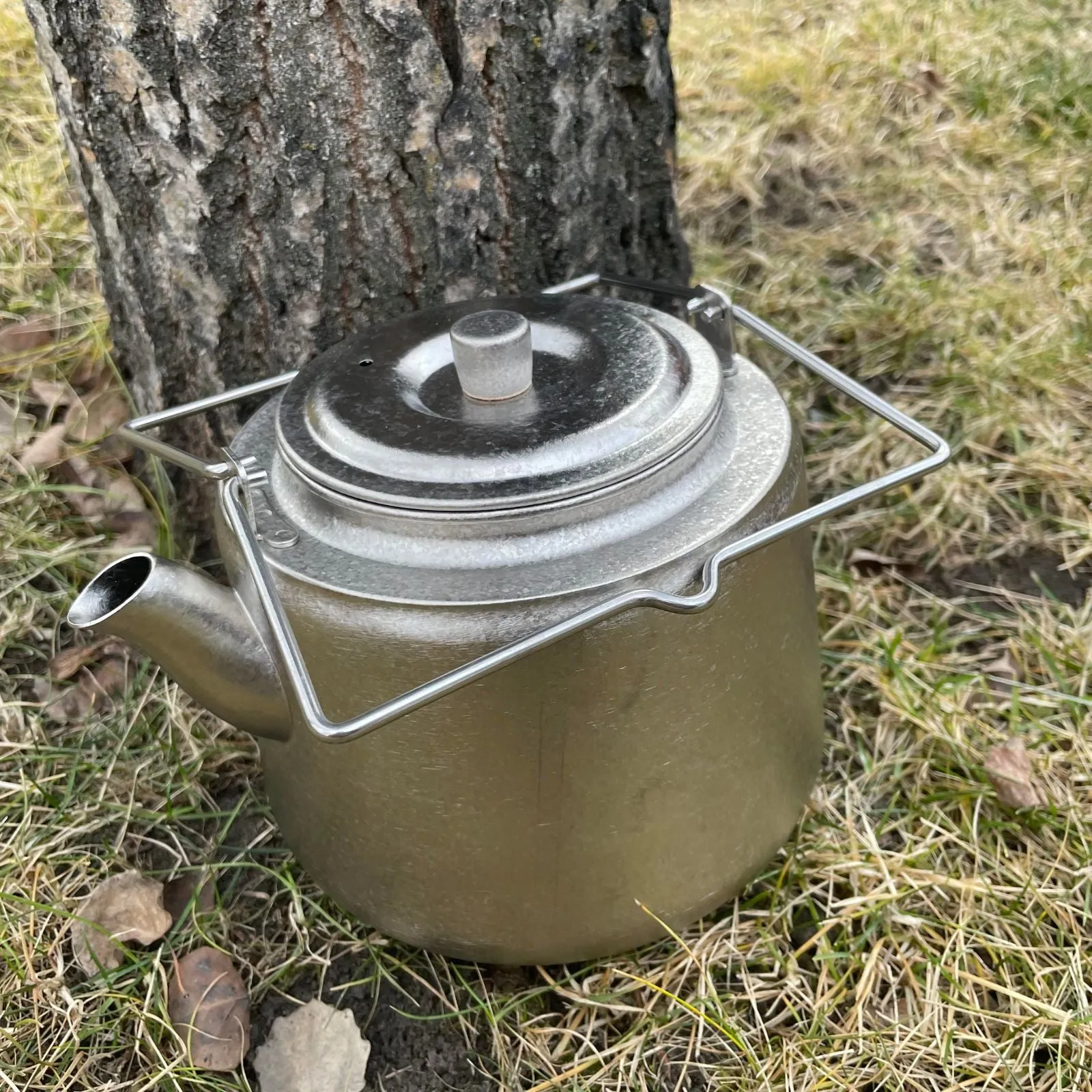 Titanium Bushcraft Kettle - Crystallized Finish