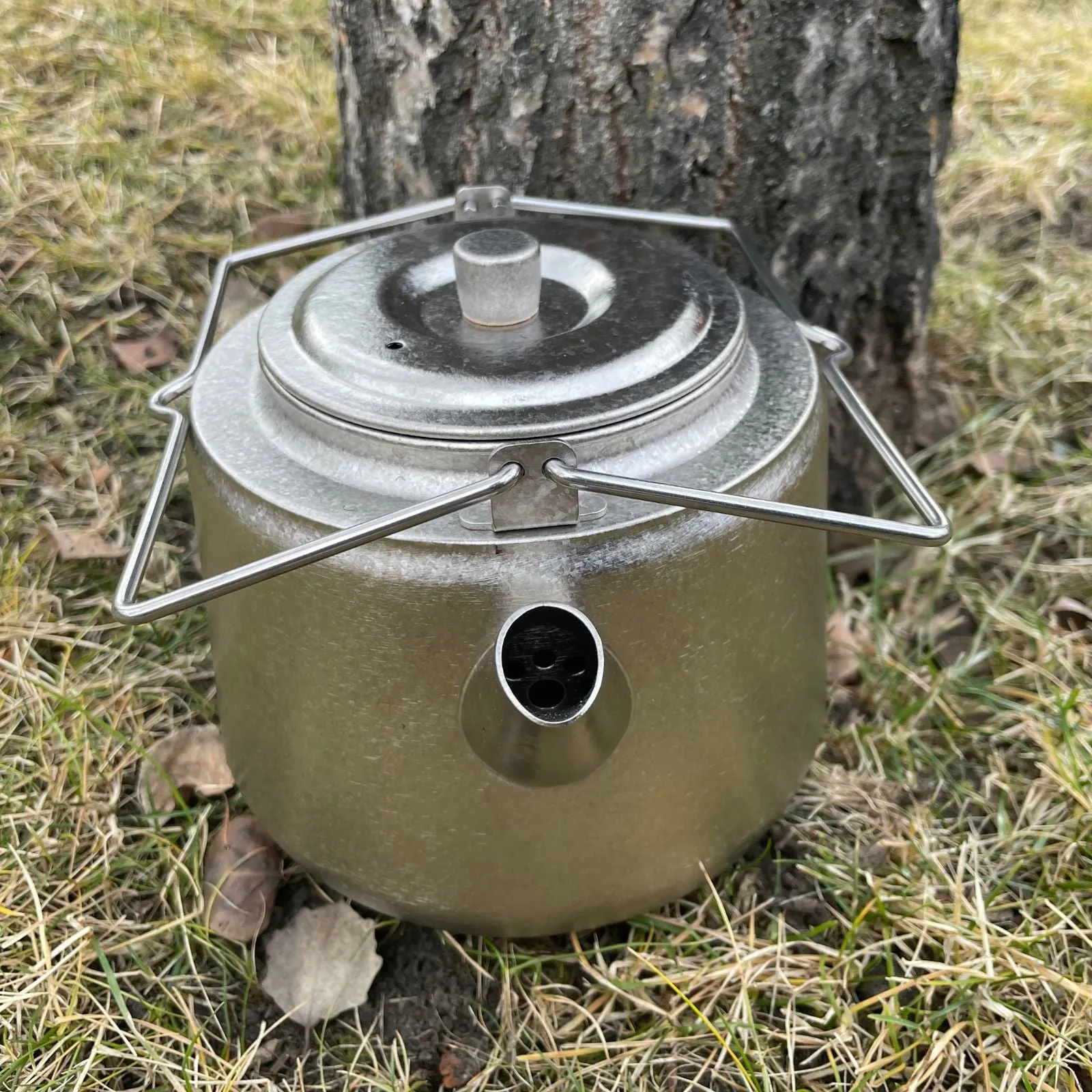 Titanium Bushcraft Kettle - Crystallized Finish