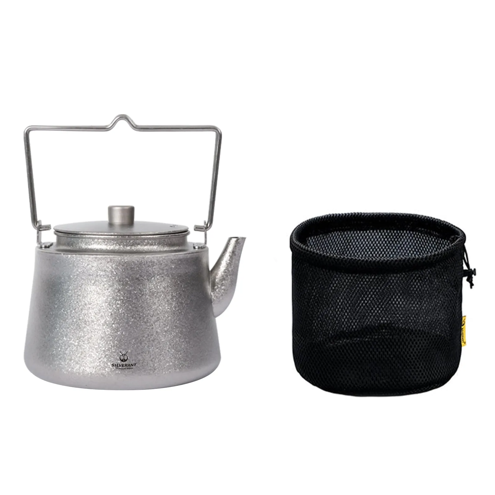 Titanium Bushcraft Kettle - Crystallized Finish
