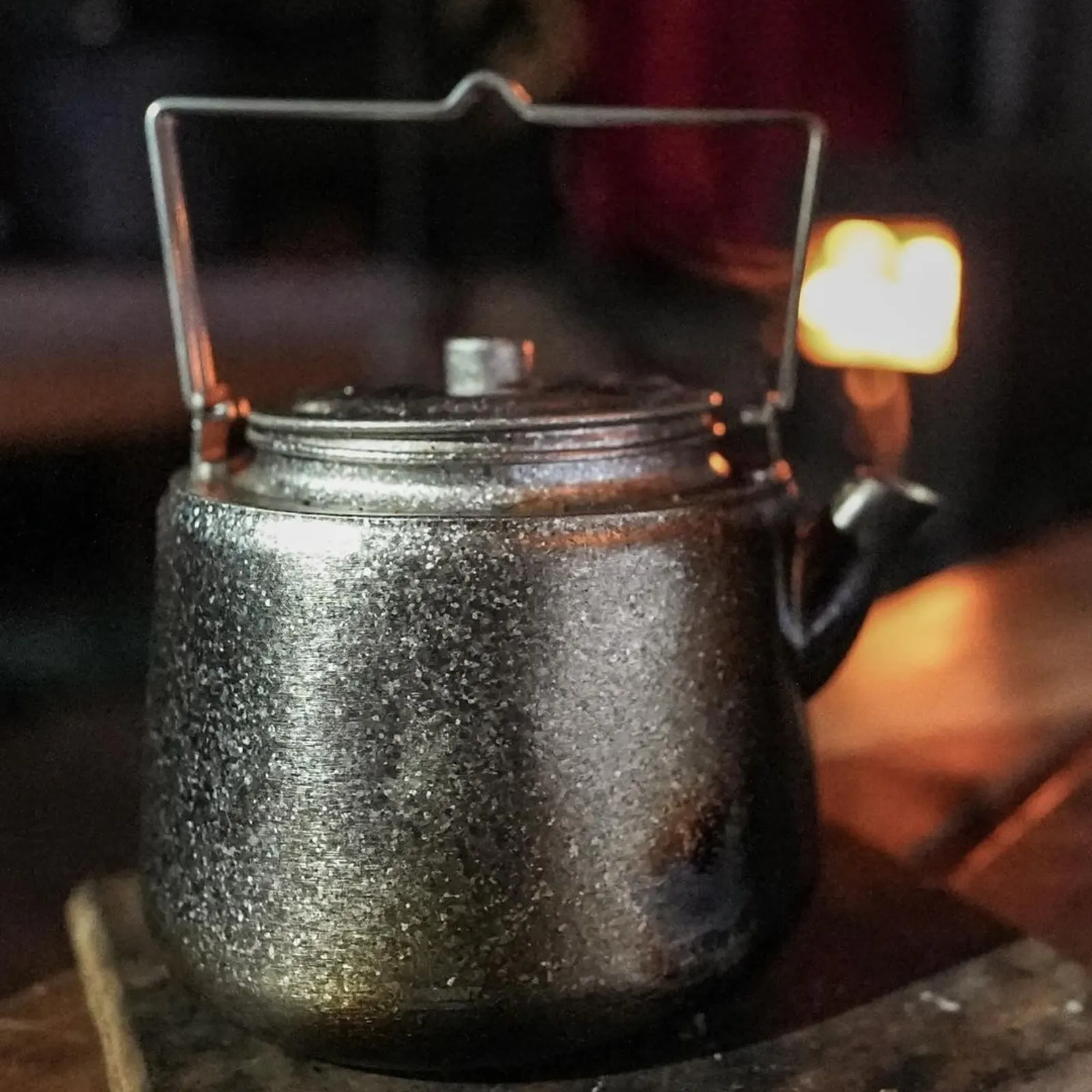 Titanium Bushcraft Kettle - Crystallized Finish